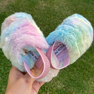 Cotton Candy Infant/Toddler Slippers